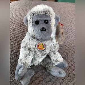 Bundle 3 for $10 Ty Beanie Baby Virunga gorilla beanie of the month with tag
